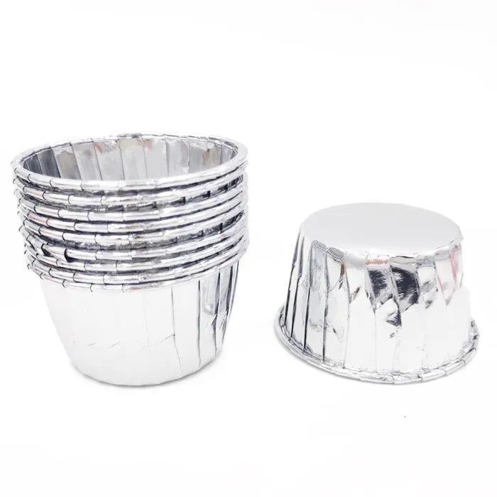 Cupcakepapiertjes - bakvormen - aluminiumfolie - 50 stuksBakvormen