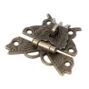 Papillon antique en bronze - moraillon - loquet - serrure de meuble