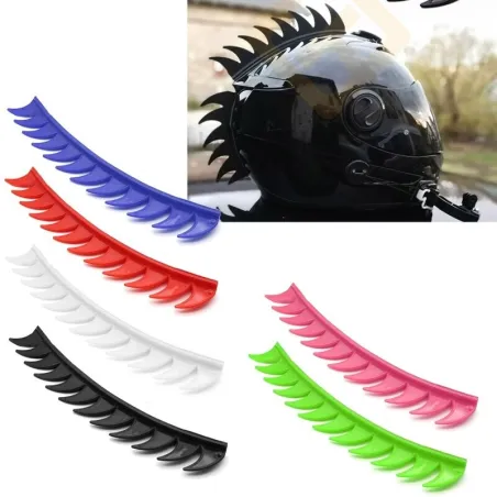 Motorhelm decoratie - reflecterende spikesMotorfiets onderdelen