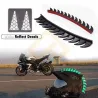 Décoration casque moto - picots réfléchissants