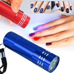 9 LED - UV-lichtzaklamp - snelle mini-nageldrogerNageldrogers