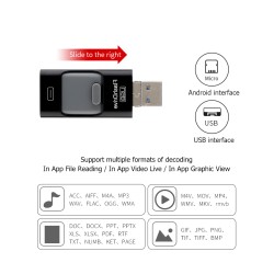 Clé micro flash OTG double usage - USB 3.0 - pour iPhone / Android