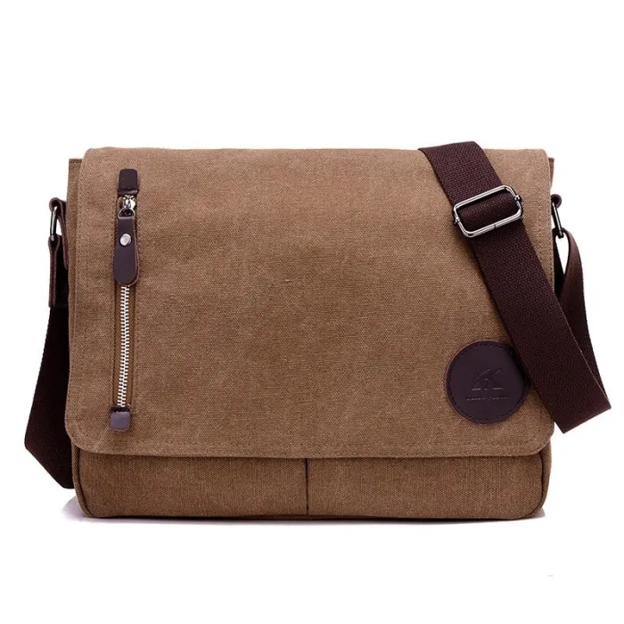 Sac bandoulière rectangulaire en toile