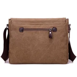 Sac bandoulière rectangulaire en toile