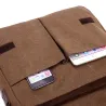 Rechthoekige canvas schoudertasTassen