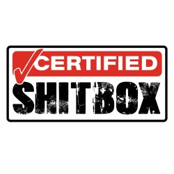 Decoratieve autosticker - Certified ShitboxStickers