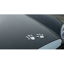 3D animal foot print - car stickerStickers