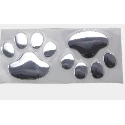 3D animal foot print - car stickerStickers