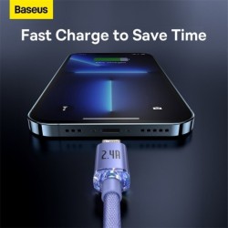 Baseus - câble de charge rapide - USB A - pour iPhone