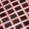 Fietsbanden reparatie stickers - vierkant/rond - 25mm - 48 stuksReparatie
