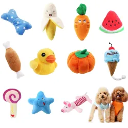 Peluche qui couine - pour chiens / chats