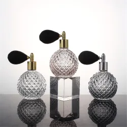 Récipient de parfum en verre - avec atomiseur à pompe