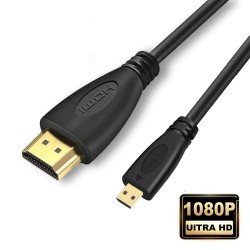 Câble micro HDMI vers HDMI - V1.4 - 1080P - ultra HD