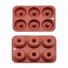 Siliconen donutvorm - bakplaat met antiaanbaklaag - 6 gaatjesBakvormen