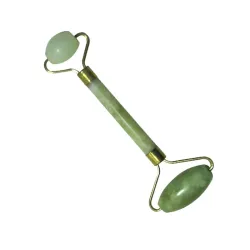 Natuurlijke jade - gezichts- / nekmassager - rollerMassage