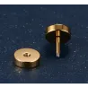 Ronde halter - roestvrijstalen oorbellenOorbellen