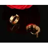 Kleine hoops oorbellen - met zirkonia - roestvrij staalOorbellen