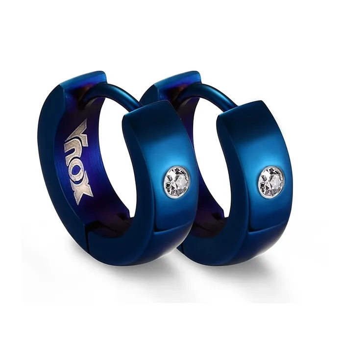 Kleine hoops oorbellen - met zirkonia - roestvrij staalOorbellen