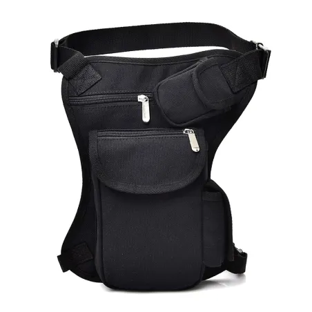 Sac taille / jambe en toile - avec ceinture