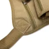 Sac taille / jambe en toile - avec ceinture