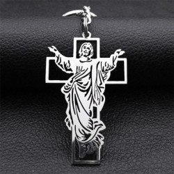 Jésus / croix - porte-clés en métal