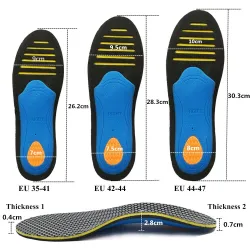 Orthopedic insole - foam shoe insert - for flat foot / arch supportFeet