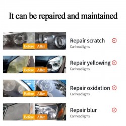 Reparatievloeistof voor autokoplampen - krasverwijderaar / polijsten - 20 mlAutowassen