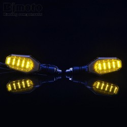 Clignotants LED pour moto - indicateurs super lumineux - 12V - 2 pièces
