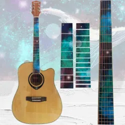 Autocollant décoratif touche de guitare