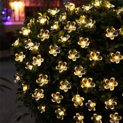 Solarlicht - LED-snoer - slinger - kerstversiering - bloemenLED strips