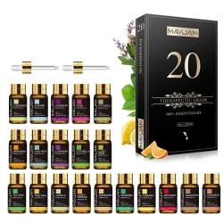 Essentiële oliën - voor diffusers / aromatherapie / bad / massage - 20 stuks - 5mlLuchtbevochtigers