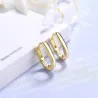 Petites boucles d'oreilles géométriques
