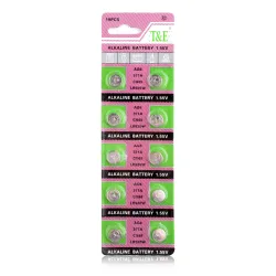 AG6 371 D371 605 SR920SW SR69 - alkaline button battery - 10 piecesBattery