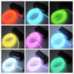 Flexibel neon LED-licht - 3m draad - werkt op batterijenHalloween & feest