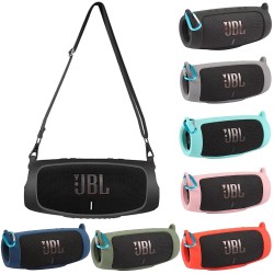 JBL Charge 5 - Bluetooth-luidspreker zachte siliconen beschermhoes met riemBluetooth Luidsprekers