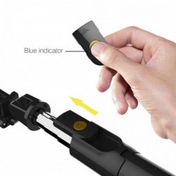 3 in 1 selfiestick - draadloos - Bluetooth - opvouwbare handheld monopod - statief - met afstandsbedieningSelfie sticks