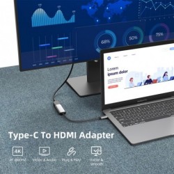 USB Type-C naar HDMI adapter - USB 3.1 USB-C naar HDMI - converter - voor laptops/smartphonesHDMI Switcher