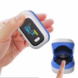 Oximeter - heart rate monitor - fingertip - 1.1" OLED screen SPO2Blood pressure meters