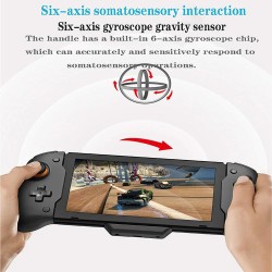 Poignée portative - double vibration du moteur - gyroscope 6 axes - Joycon - pour manette de jeu Nintendo Switch