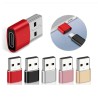 USB vers type C - Adaptateur OTG - USB-C - mâle vers micro USB type-C femelle - convertisseur - 2 pièces