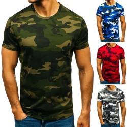 Klassiek T-shirt met korte mouwen - camouflageprintT-Shirts