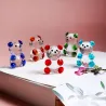 Colorful crystal bear - figurine - miniatureStatues & Sculptures
