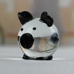Colorful crystal piggy - figurineStatues & Sculptures