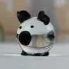 Cochon en cristal coloré - figurine