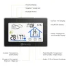 Draadloze touchscreen-thermometer - binnen / buitenMeten