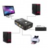 KVM-switcher - splitter - 2 poorten - USB 2.0 - 1920*1440 VGA SVGAKabels