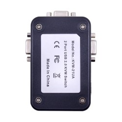 KVM-switcher - splitter - 2 poorten - USB 2.0 - 1920*1440 VGA SVGAKabels