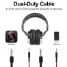 Professionele DJ-studiohoofdtelefoon - bekabelde stereoheadset - met microfoonOor- & hoofdtelefoons
