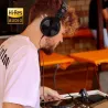 Professionele DJ-studiohoofdtelefoon - bekabelde stereoheadset - met microfoonOor- & hoofdtelefoons