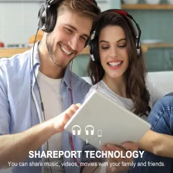 Professionele DJ-studiohoofdtelefoon - bekabelde stereoheadset - met microfoonOor- & hoofdtelefoons